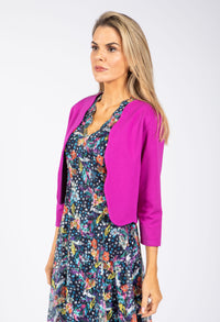 Scalloped Hem Open Jacket