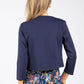 Scalloped Hem Open Jacket