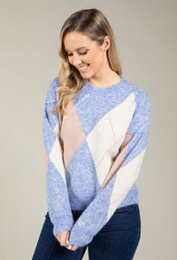 Argyle Knit Jumper