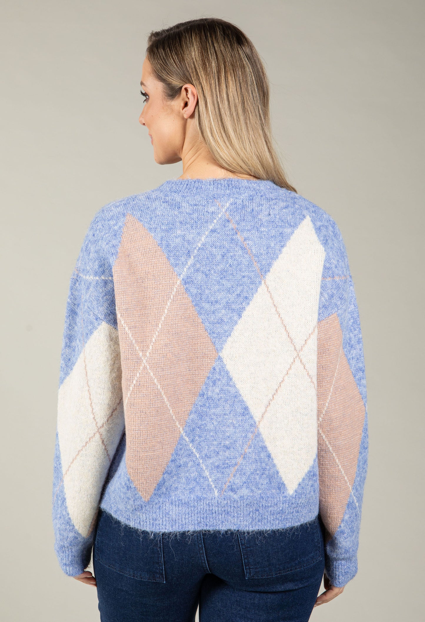 Argyle Knit Jumper