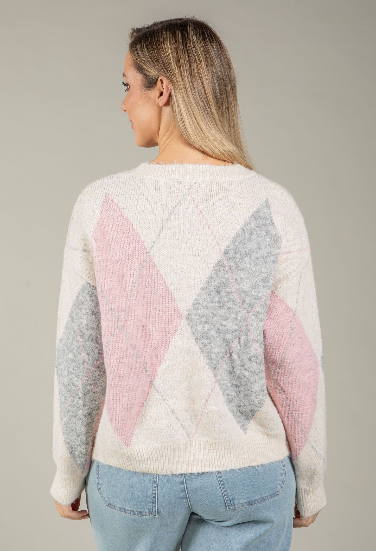 Argyle Knit Jumper
