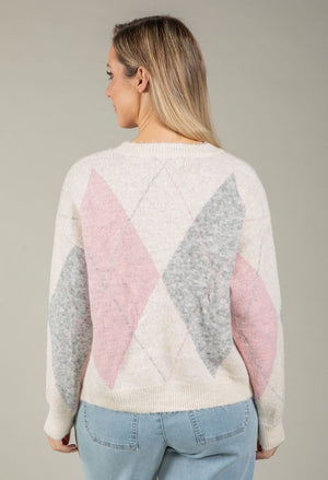 Argyle Knit Jumper