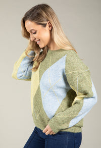 Argyle Knit Jumper