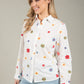 Floral Embroidered Shirt