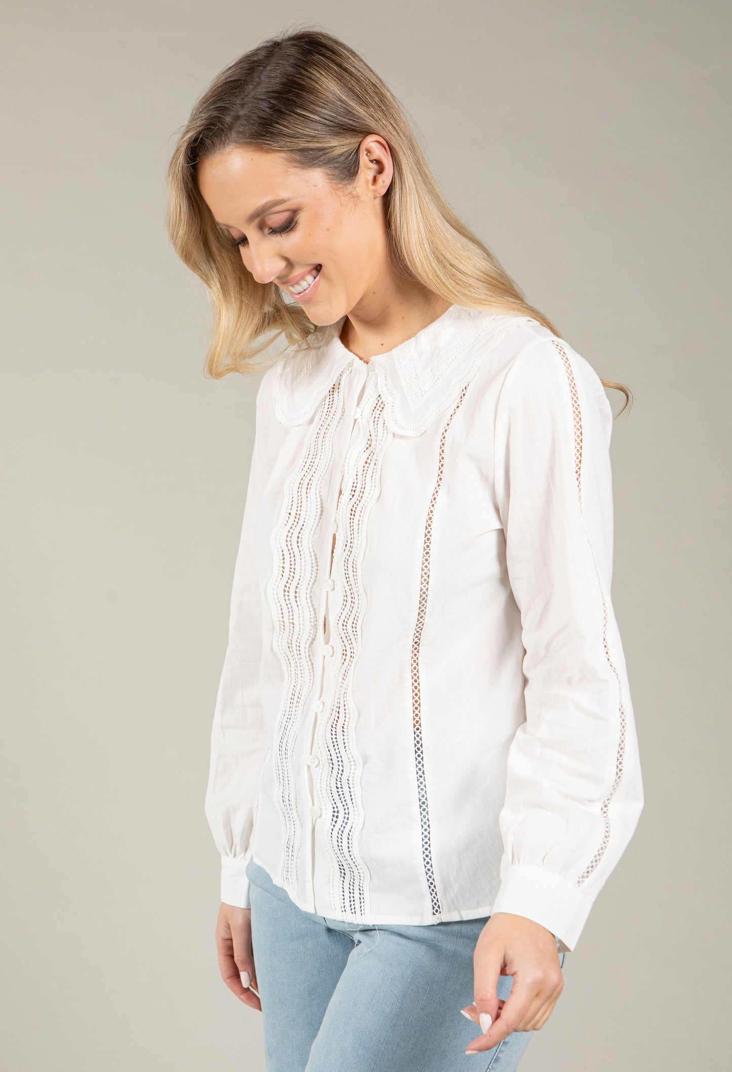Embroidered Detail Blouse