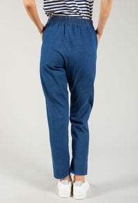 Pull-On Denim Look Trousers