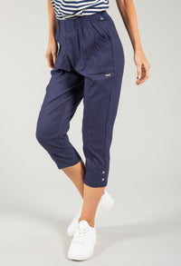 Relaxed Fit Capri Trousers