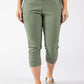 Zip Pocket Capri Trousers