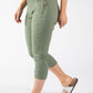 Zip Pocket Capri Trousers