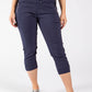 Zip Pocket Capri Trousers