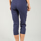 Zip Pocket Capri Trousers