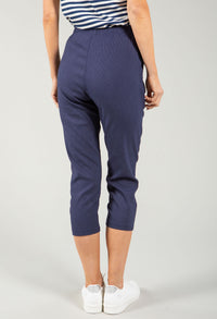 Zip Pocket Capri Trousers