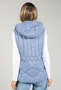 Hooded Quilted Gilet