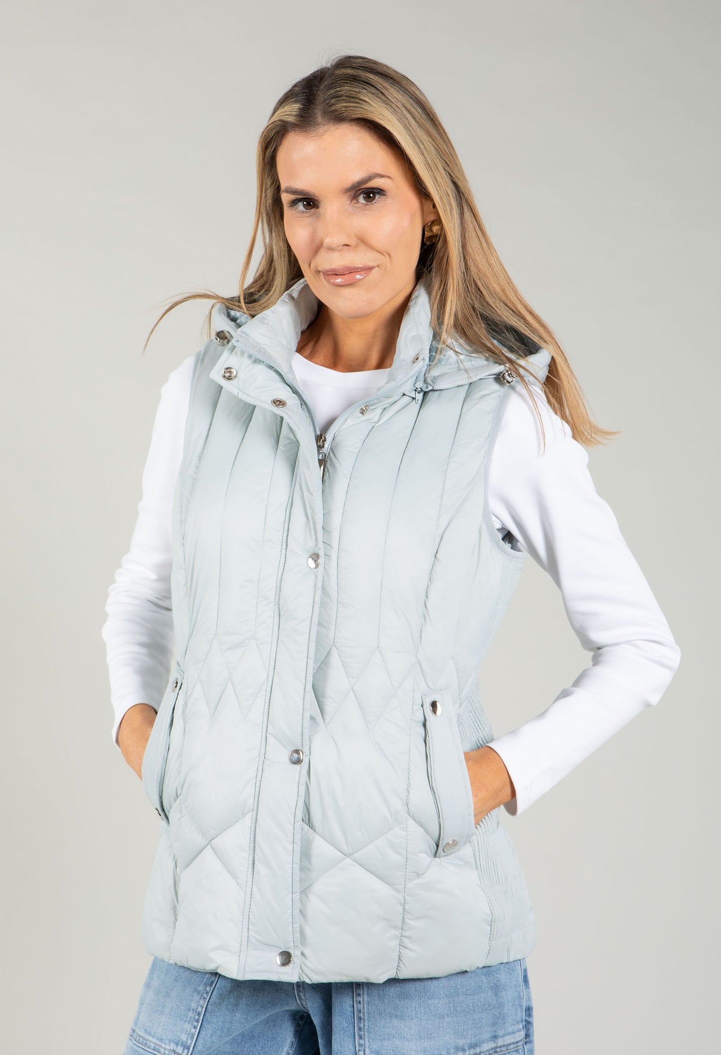 Hooded Quilted Gilet