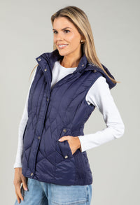 Hooded Quilted Gilet