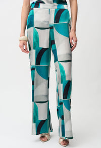 Mid-rise Flare Trousers