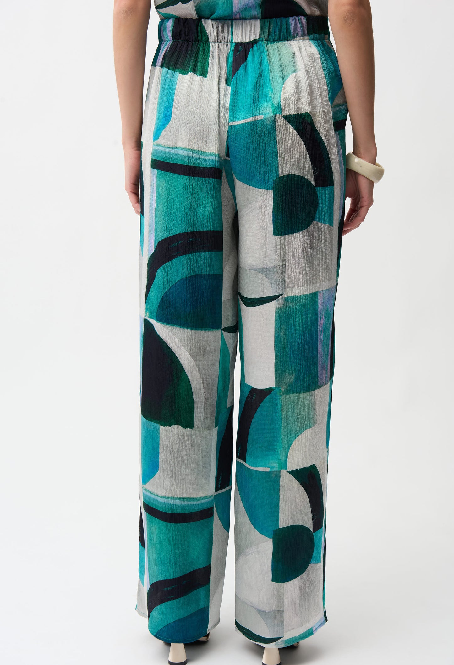 Mid-rise Flare Trousers