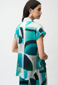 Casual Abstract Short-sleeve Shirt