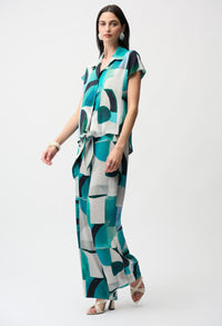 Casual Abstract Short-sleeve Shirt