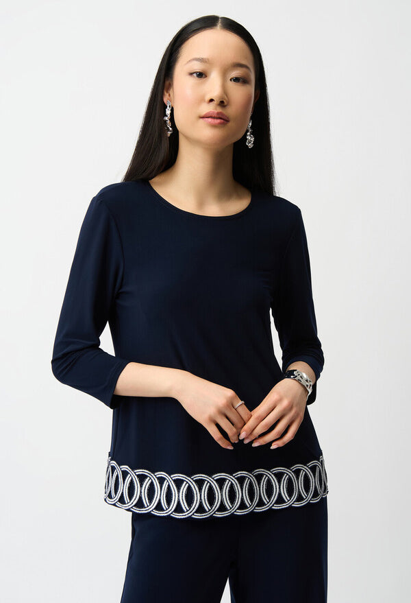 Casual Crew Neck Top