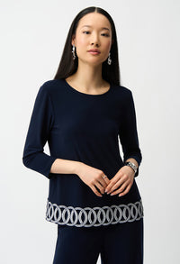 Casual Crew Neck Top