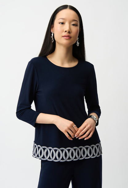 Casual Crew Neck Top