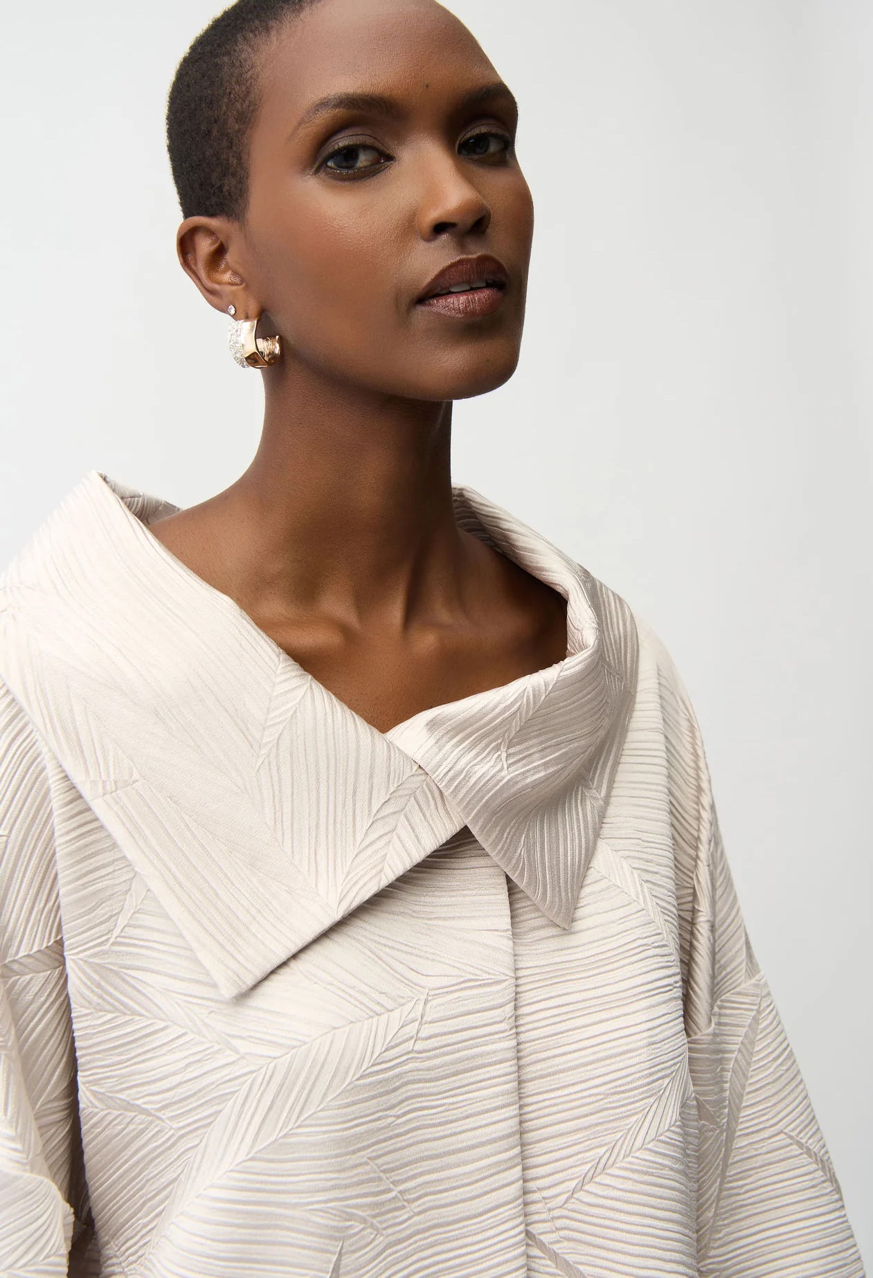 Collared Button Blazer