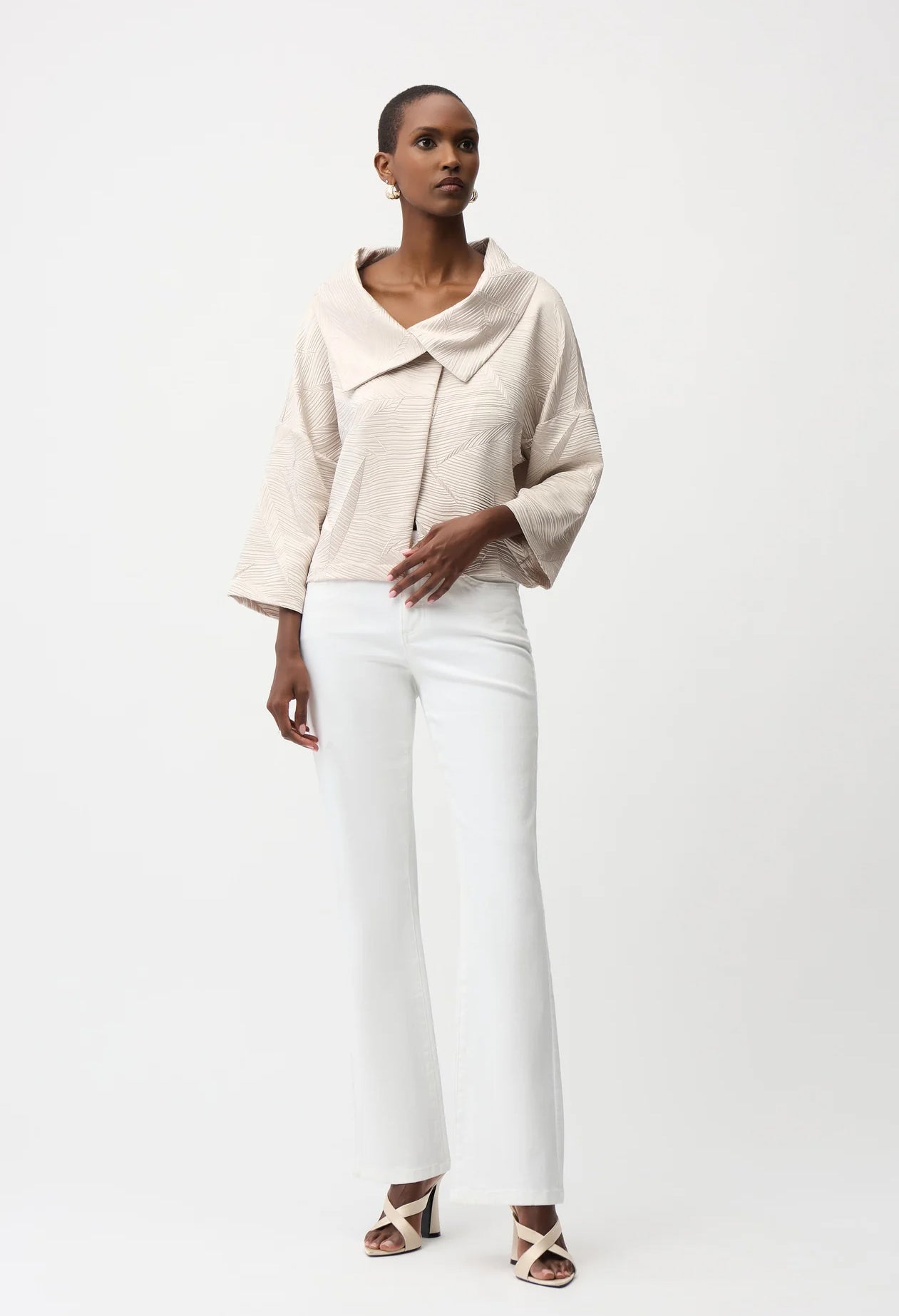 Collared Button Blazer