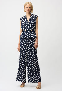 Polka Dot Wide-leg Trousers