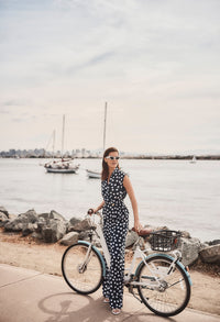 Polka Dot Wide-leg Trousers