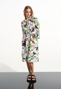 Floral Shirt Dress