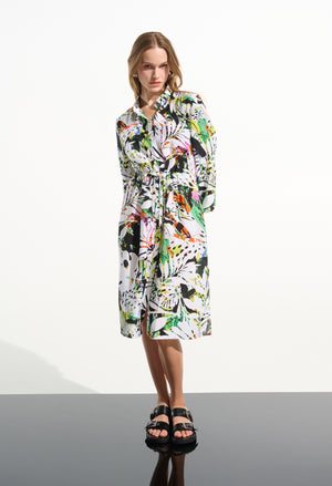 Floral Shirt Dress