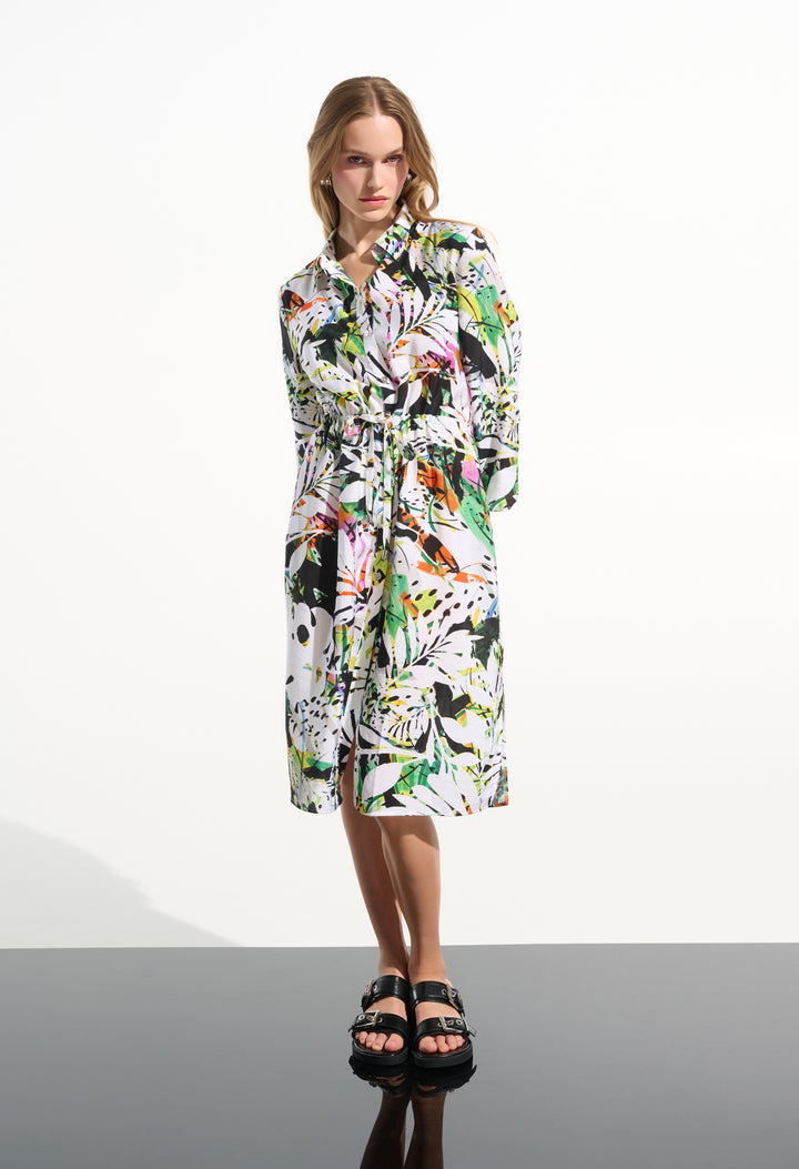 Floral Shirt Dress