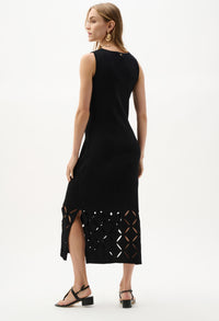 Cut-out Sheath Midi Dress