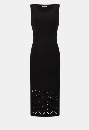 Cut-out Sheath Midi Dress