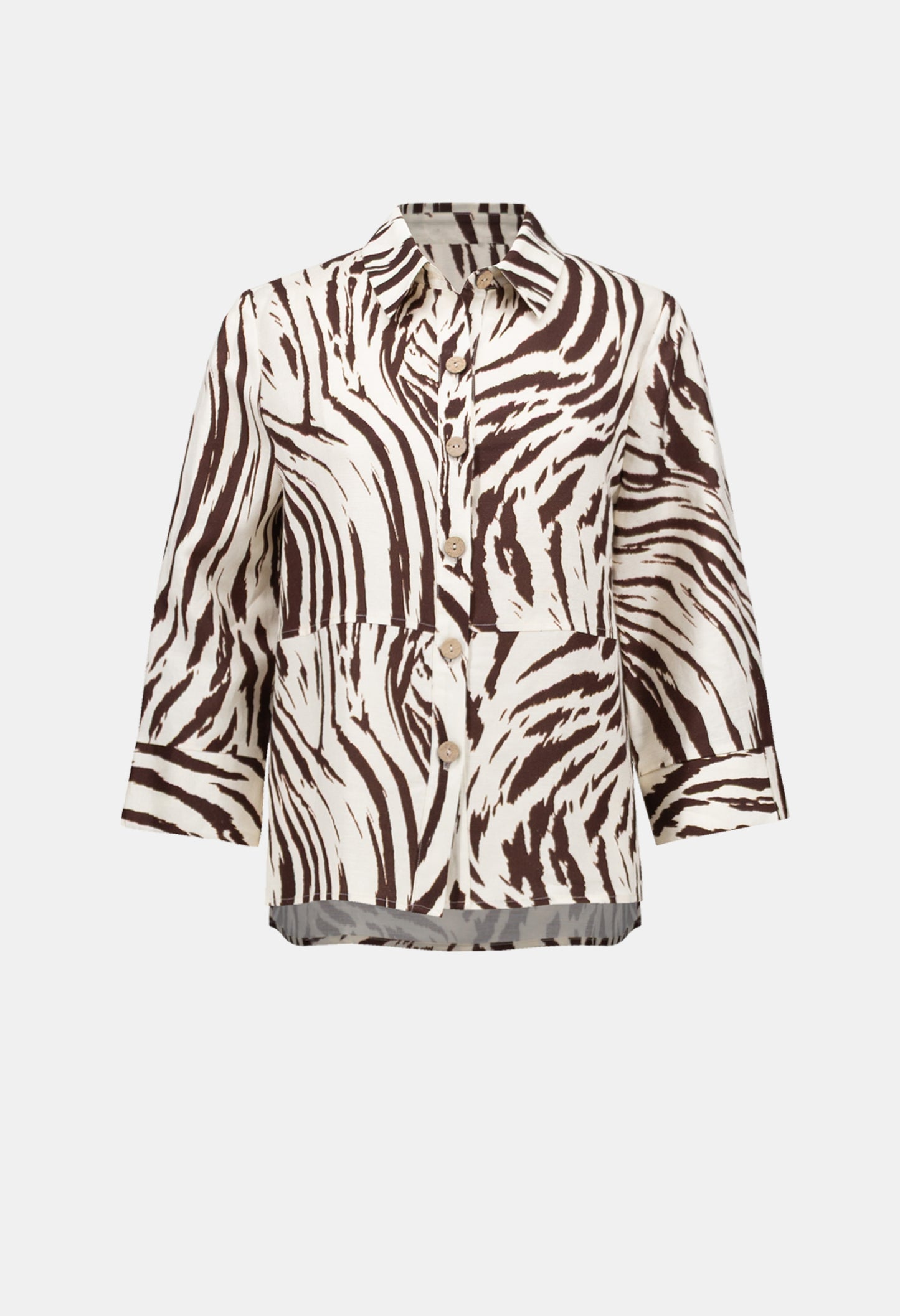 Animal Print Button Shirt