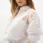 Floral Lace Buttoned Top