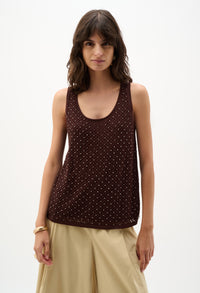 Embellished Knit Camisole