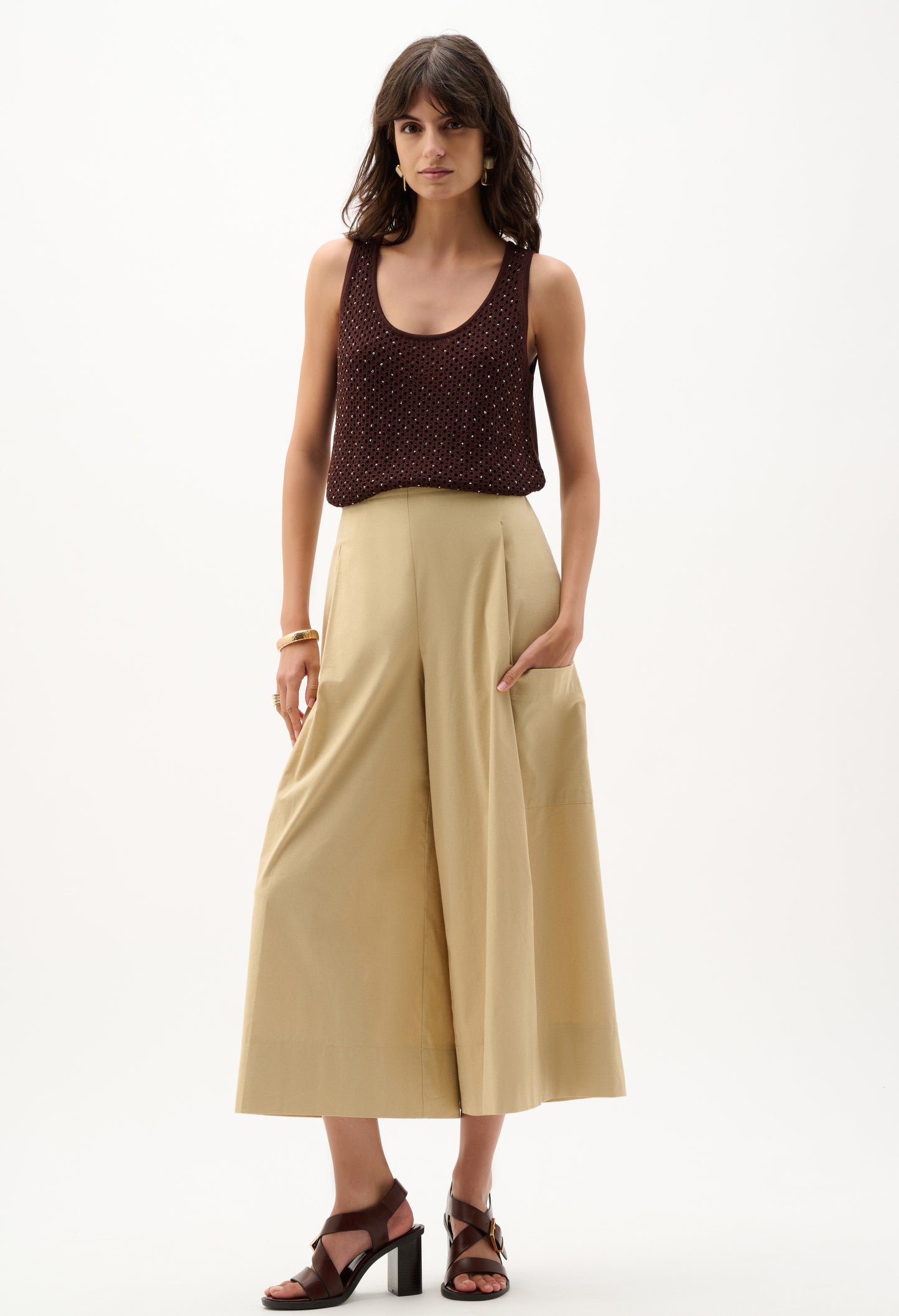 Embellished Knit Camisole