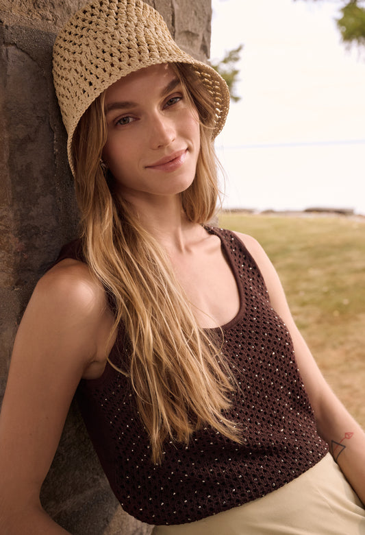 Embellished Knit Camisole