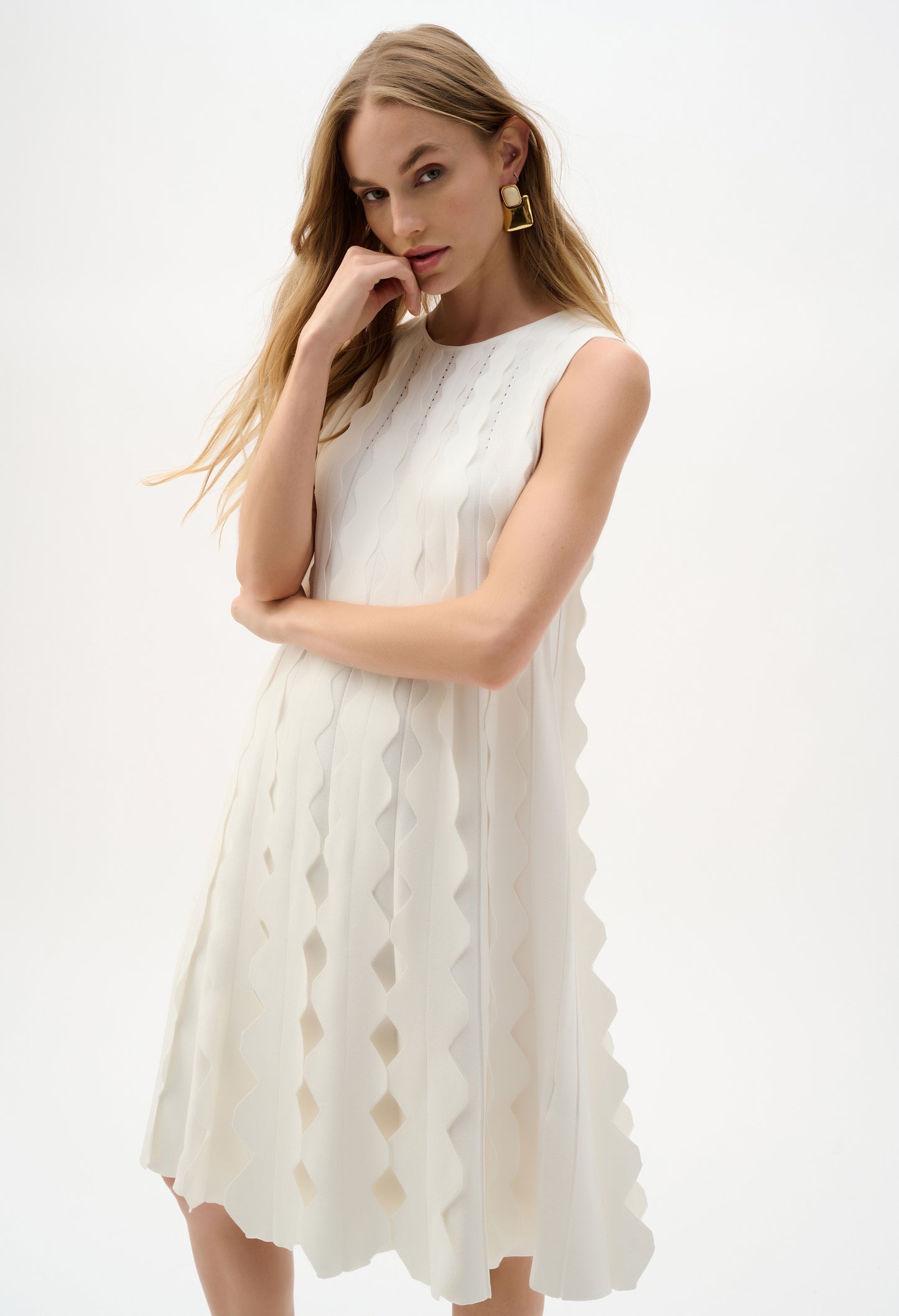 Sleeveless A-line Dress