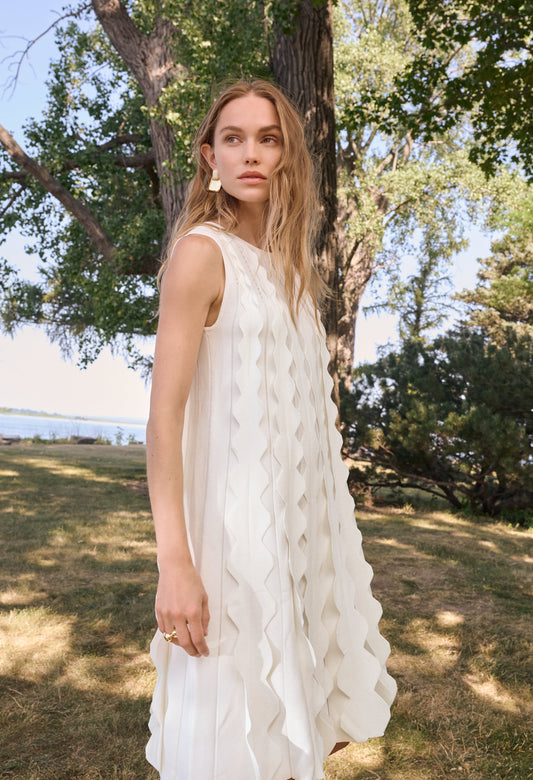 Sleeveless A-line Dress