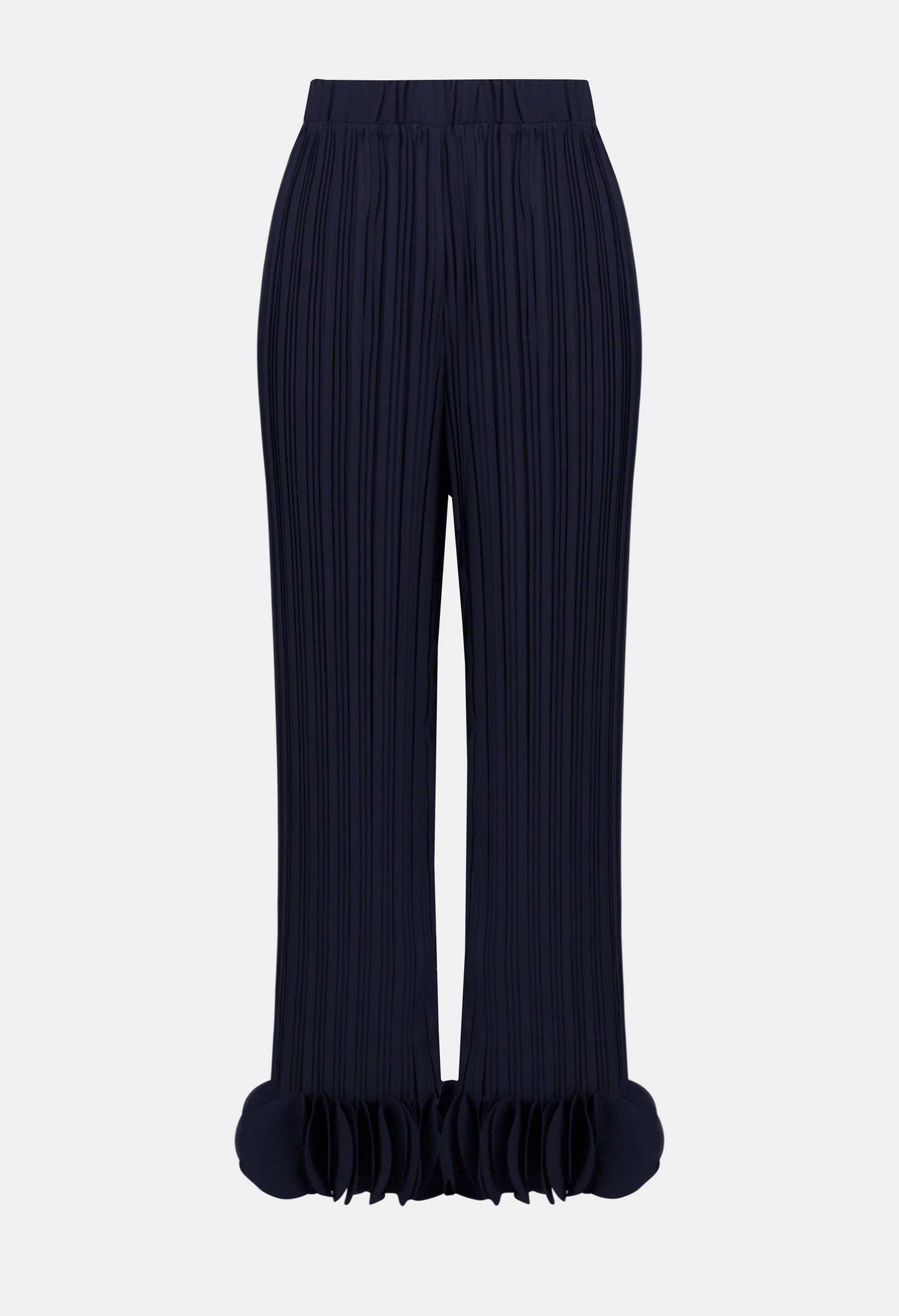 Pleated Wide-leg Trousers