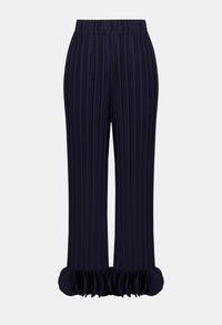 Pleated Wide-leg Trousers