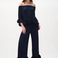 Pleated Wide-leg Trousers