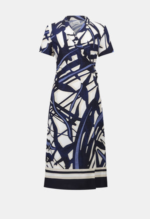 Midi Wrap Belted Dress