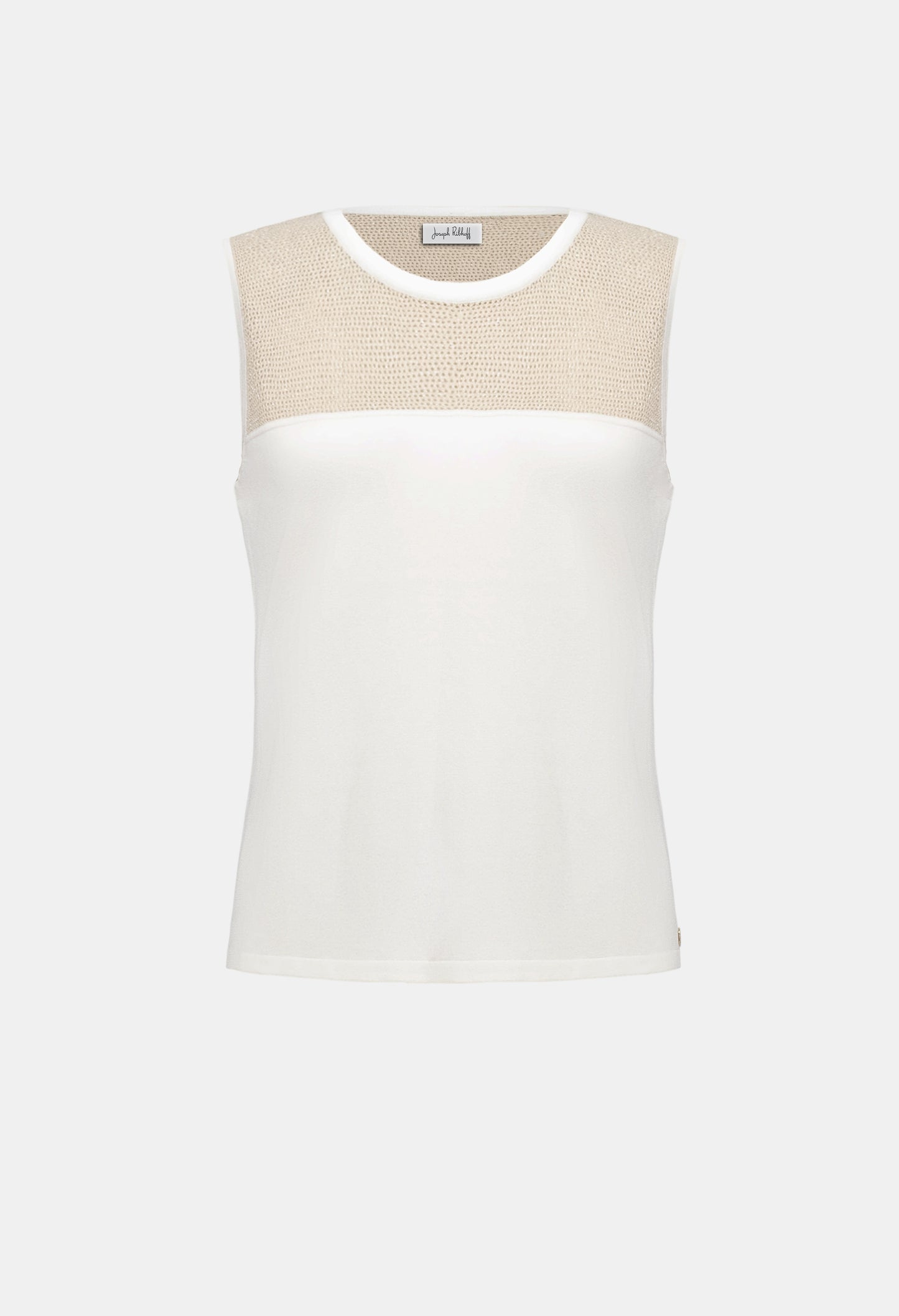Crew Neck Sleeveless Top