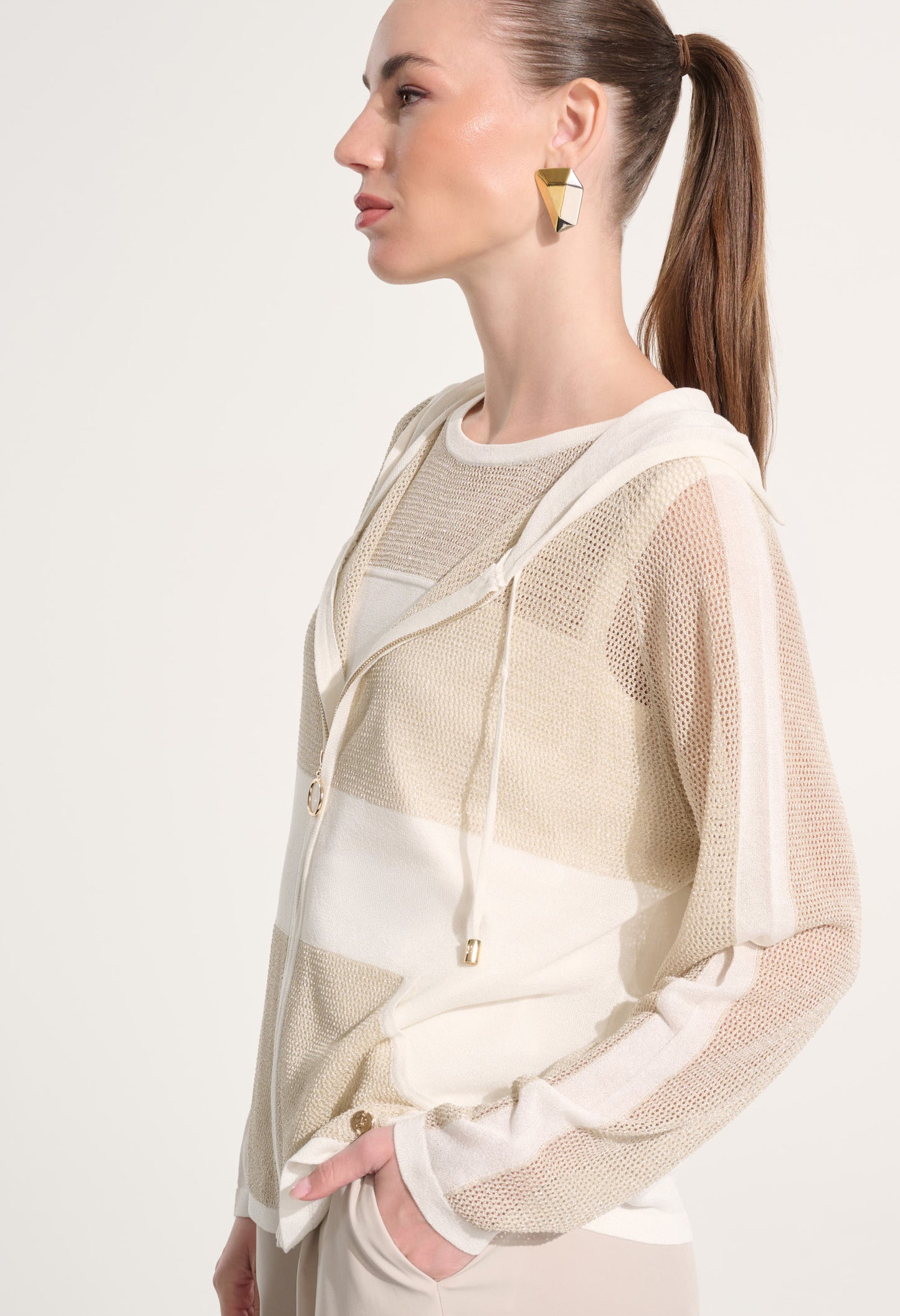 Zipper Hooded Casual Jacket