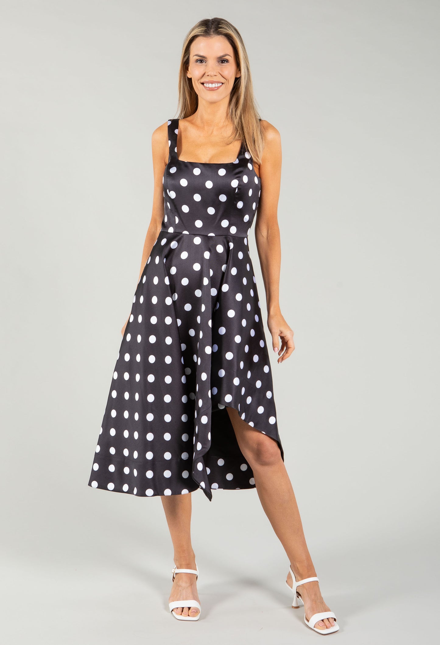 Polka Dot Midi Dress