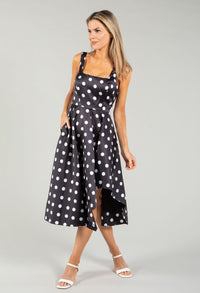 Polka Dot Midi Dress